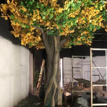喀什莎車縣戶外仿真樹室內餐廳仿真樹造型