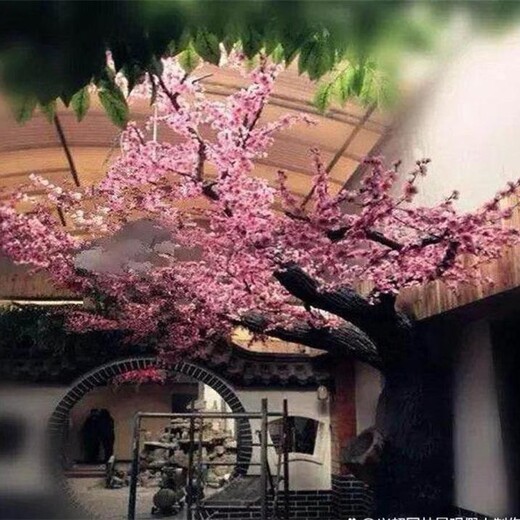 宣武大型假樹門口生態(tài)園假樹大門制作廠家-造型優(yōu)美工期短