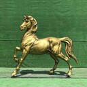 售樓處玻璃鋼仿銅馬雕塑制作安裝廠家