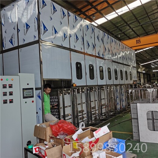 北京全自动机械臂超声波清洗机厂家，机械臂式多槽超声波清洗机