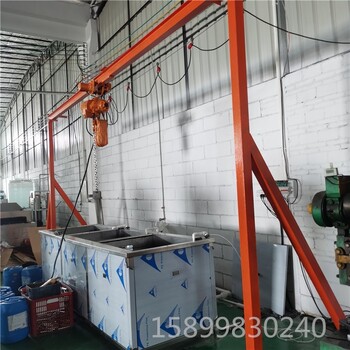 重庆吊葫芦多槽式超声波清洗机厂家除油除锈清洗机