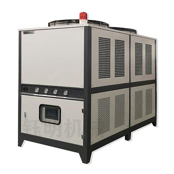 反应釜降温用工业制冷机组钰明机械风冷式冷水机组