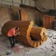 生产不锈钢竹简雕塑图