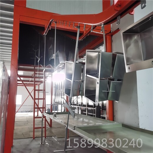 北京全自动悬挂式超声波清洗机出售，挂式自动前处理线