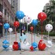 玻璃钢彩色气球雕塑图