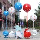 仿真热气球雕塑，玻璃钢气球雕塑价格,热气球雕塑产品图