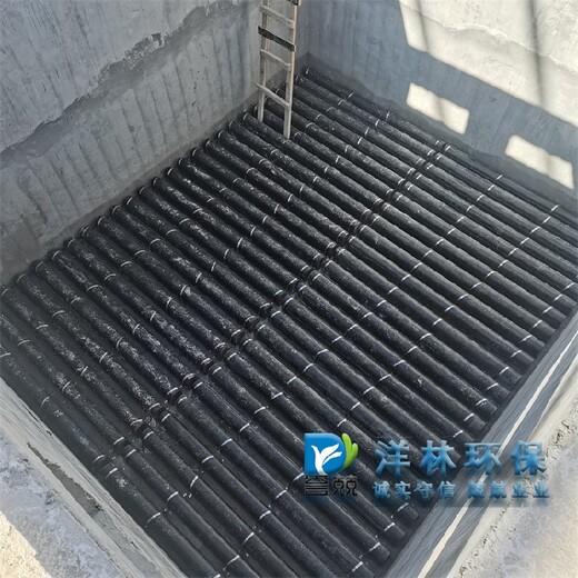 过滤系统翻水板高度设计布水布气管建设自来水厂
