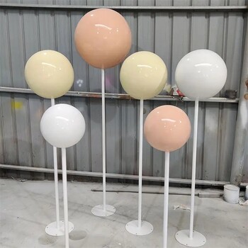 仿真彩绘气球雕塑制作,热气球雕塑