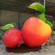 蔬菜水果雕塑圖