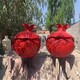 玻璃鋼石榴雕塑定制圖