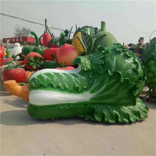 供應水果蔬菜雕塑,蔬菜水果雕塑