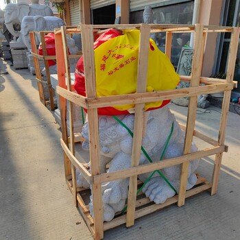 福建石雕獅子廠花崗巖石獅子石雕動物設(shè)計防腐耐酸