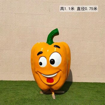 生態(tài)園玻璃鋼仿真水果蔬菜雕塑,蔬菜水果雕塑