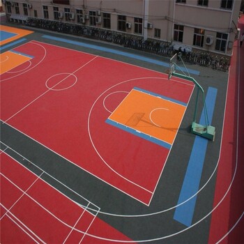 篮球场悬浮地板聚乙烯悬浮地板