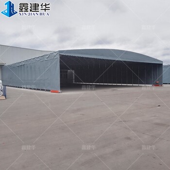 網(wǎng)球場(chǎng)自動(dòng)伸縮雨移動(dòng)推拉棚支撐定制