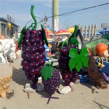 卡通水果雕塑，水果蔬菜雕塑加工定制