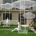 生产玻璃钢抽象云朵雕塑模型