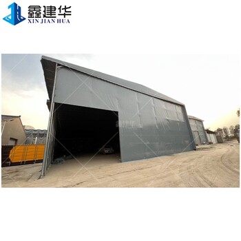 車間廠房通道懸空推拉蓬戶外臨時工棚