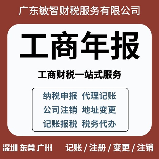 广州天河记账报税代理记账报税,个体查账征收,公司代理记账