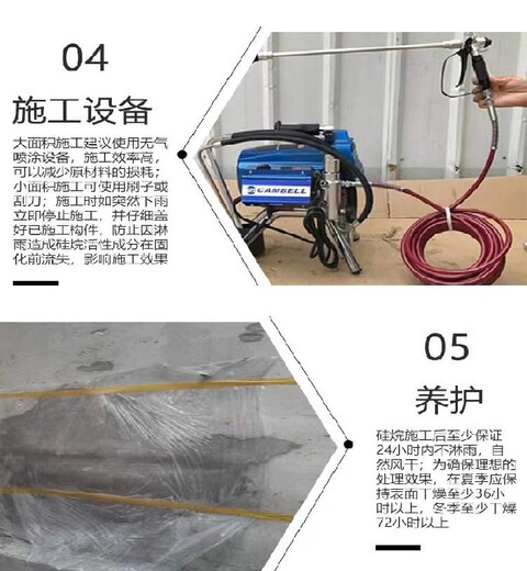 衡水硅烷浸渍剂施工方法