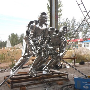 广场不锈钢体育运动人物雕塑制作厂家