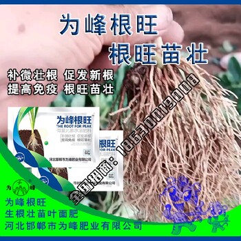 定根水為峰肥業生根肥用法用量