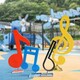 供應不銹鋼音符雕塑圖