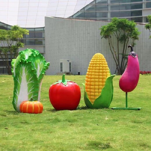 制作玻璃鋼大白菜雕塑造型