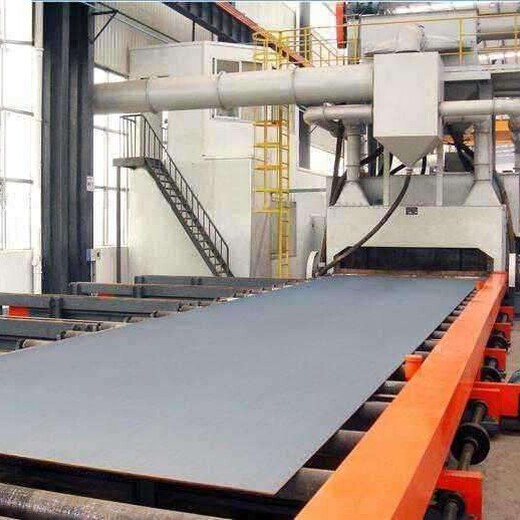 上海钢材表面预处理厂预处理出口钢材防腐打包加工厂