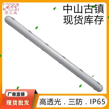 LED全塑三防燈IP65防水防塵防腐貼片全塑料外殼套件整燈1*36W