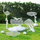 加工玻璃钢抽象云朵雕塑厂家图