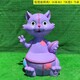 仿真玻璃鋼動(dòng)物座椅雕塑景觀小品樣例圖