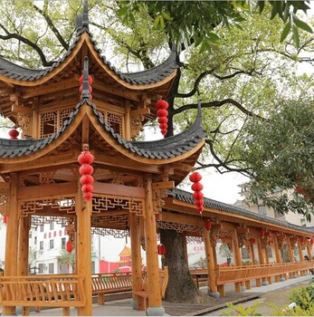 西城花園涼亭古建牌樓涼亭