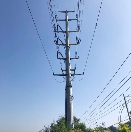 萍乡电力钢杆厂家定制,电力钢管杆