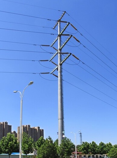 仙桃电力钢杆长期供应,220kv电力杆塔