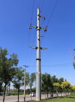 牡丹江电力钢杆厂家定制电力钢管杆