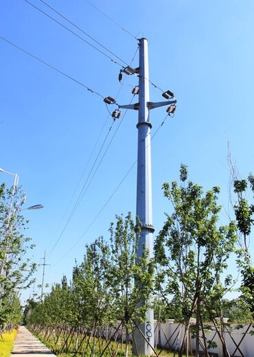 平顶山电力钢杆指导报价输电电力钢管杆