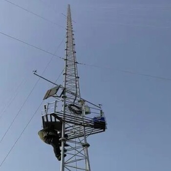 黔南测风塔制造,通信单管塔