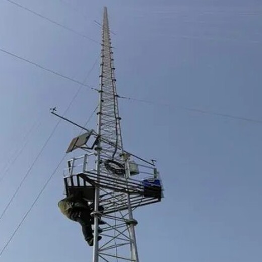 佳木斯测风塔安装,视频监控塔架