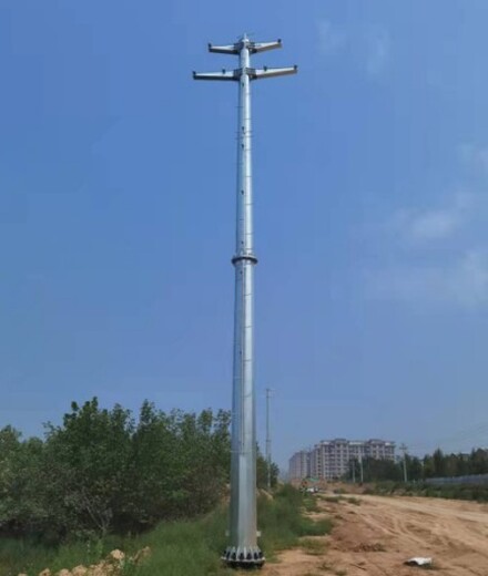 河源电力钢杆可定制35kv钢杆塔