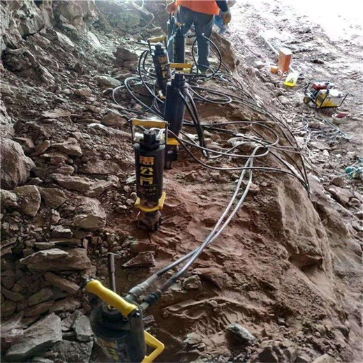 香港分裂机采石场无声碎石开采设备