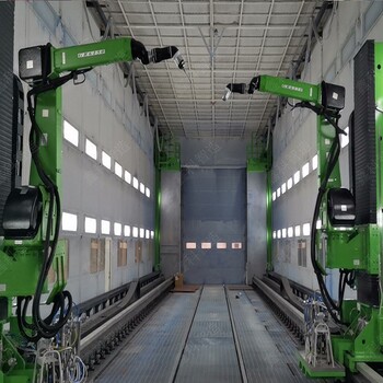 上海工业智能喷漆机器人涂装线
