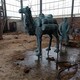 制作玻璃钢骆驼雕塑图