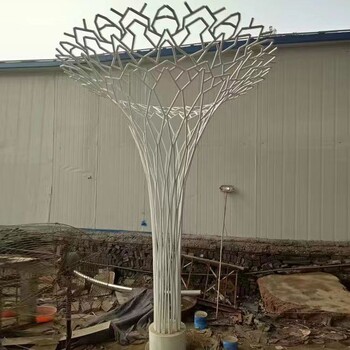 抽象不銹鋼樹(shù)雕塑景觀(guān)小品