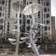 公园不锈钢抽象发光树雕塑造型产品图