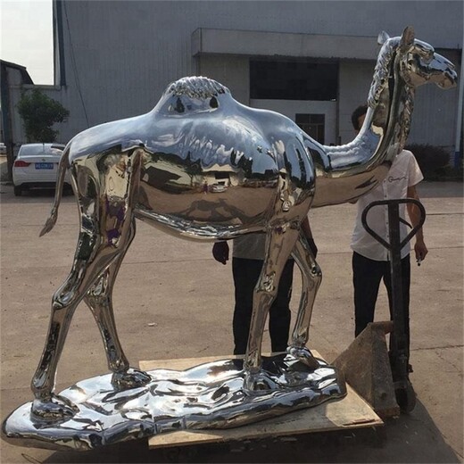 仿真玻璃钢骆驼雕塑摆设