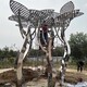 不锈钢树雕塑厂家图