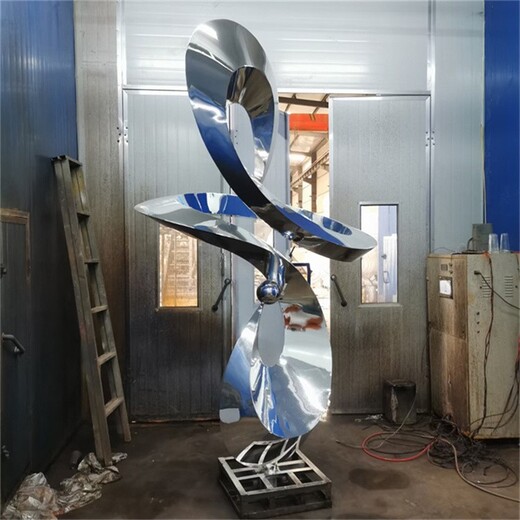 制作不銹鋼大型飄帶雕塑模型