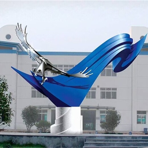 鏤空不銹鋼飄帶雕塑工廠