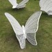不锈钢丝发光蝴蝶雕塑模型